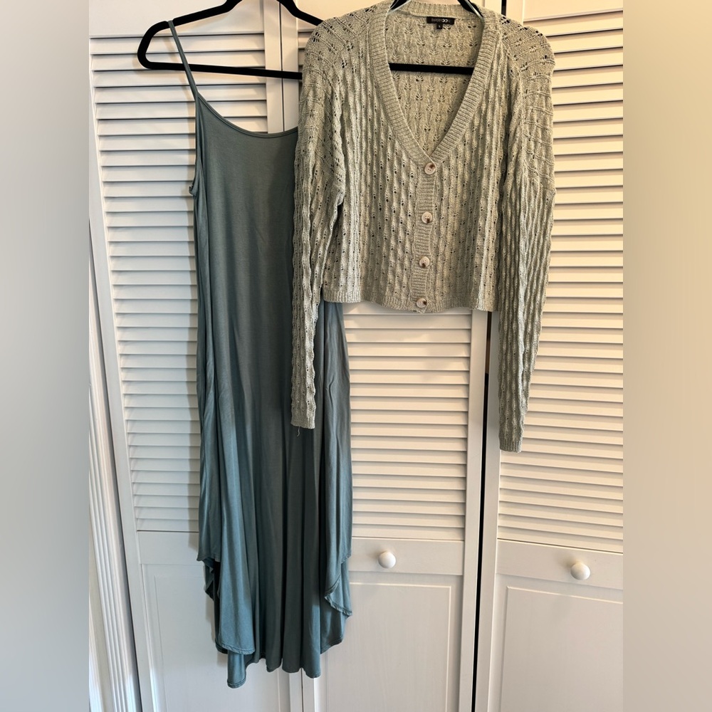 Maxi dress with cover